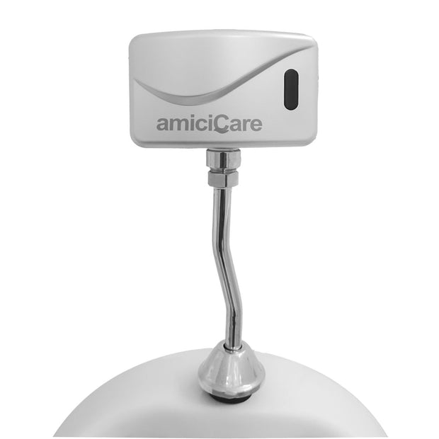 amiciCare Automatic Urinal Flush Sensor, Wall-Mounted Touchless Flush Valve for Male Urinal with Infrared Sensor