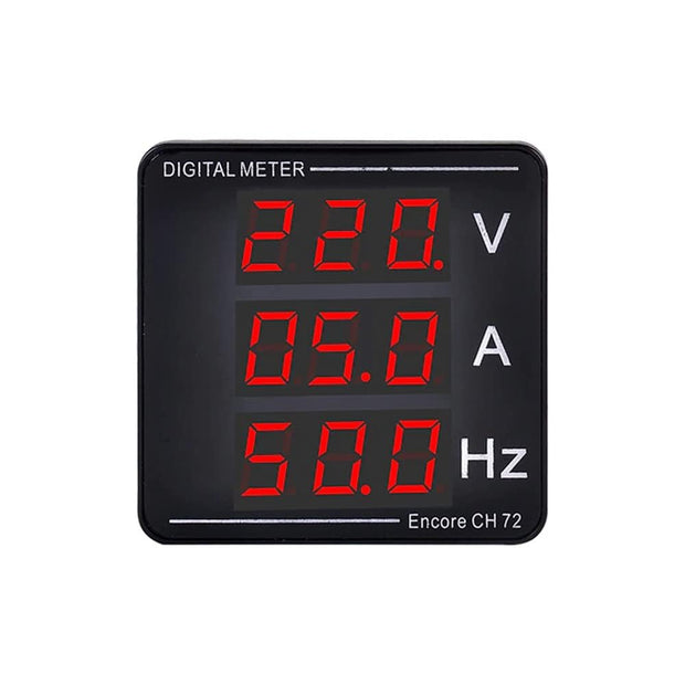 amiciSense Ac Voltmeter Ammeter, 3 In 1 Digital Meter