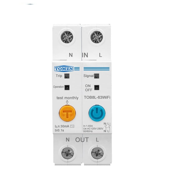 miciSmart WiFi MCB, Circuit Breaker & Energy Meter with Over Voltage/Load Protection