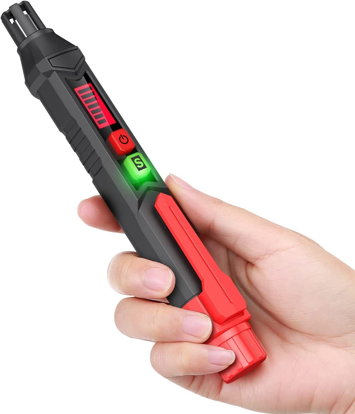 amiciSense Flammable Gas Leak Detector Pen 50~1000PPM with Visual and Audible Alarm