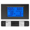 amiciSense DC Energy Meter 4 in 1, 6.5V-100V 50A (5kW) Power Meter Digital Display with Blue Back Light