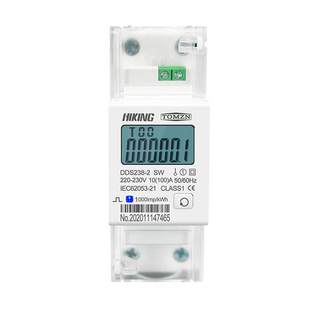 amiciSmart Single Phase Energy Meter Bi-Directional DIN Rail Mounted, 100A