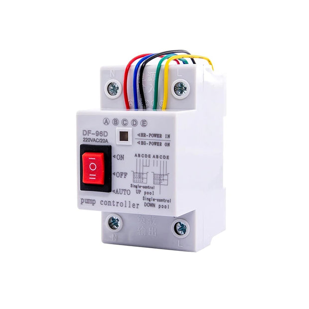 amiciSmart 220V 10A Automatic Water Level Control Switch, Pump Controller Water Tank Level Detector