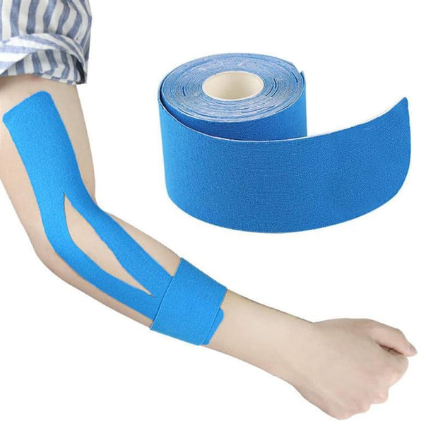 amiciCare Kinesiology Tape, 5m Long Elastic Therapeutic Tape for Muscle Pain Relief