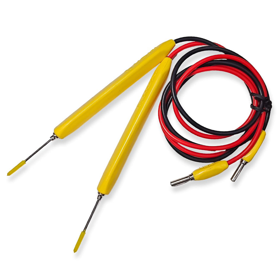 amiciTools Reusable Extra Long Pins Test Leads Probe Replacement Pair Cable for Digital Multimeter, Reusable Probes