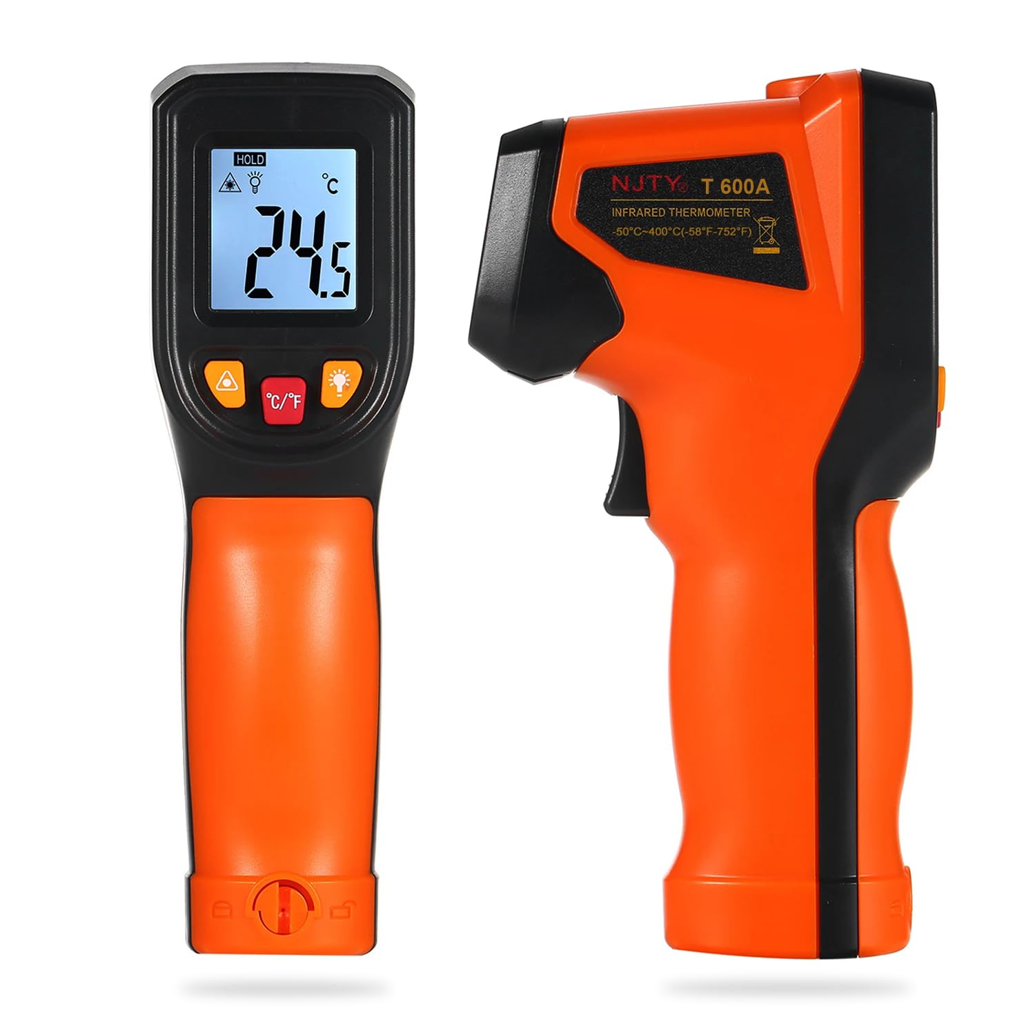 amiciSense Infrared Thermometer for Industrial Use with 0.5sec Fast Measurement & Auto-Shut, -50?C to 600?C Laser Temperature Measuring Device