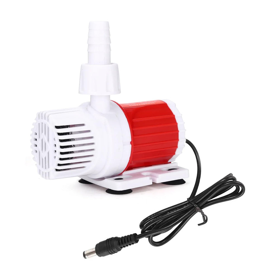 amiciFlo 10W DC Submersible Pump with Brushless Motor: Ideal for Water Features and Aquariums with 500 L/H Flow Rate and 3.3m Lift Height, DC 12V