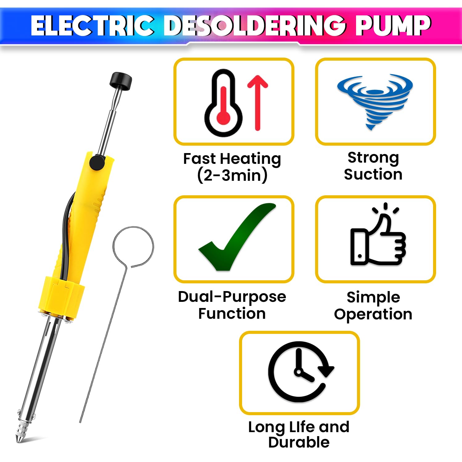 amiciTools 2-in-1 Desoldering Pen