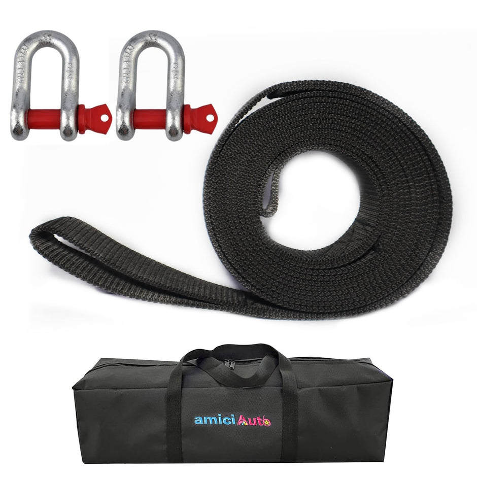 amiciAuto Heavy-Duty Tow Strap