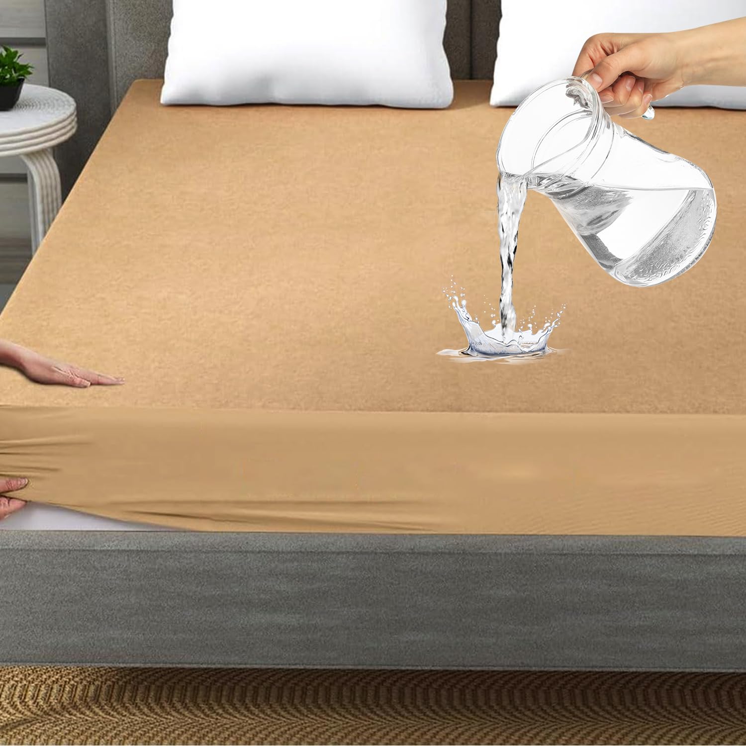 amiciCare 100% Waterproof Terry Cloth Mattress Protector